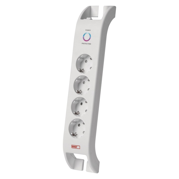 Prelungitor, Emos, 4 prize, Alb, 2m