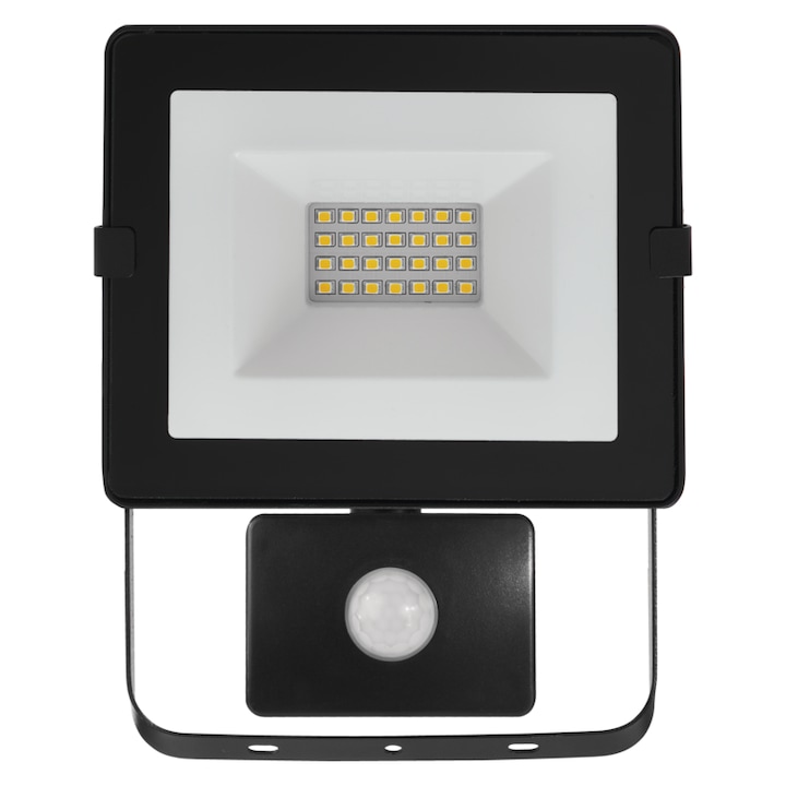 Emos LED reflektor, HOBBY SLIM, 20W, mozgásérzékelővel, természetes fehér (ZS2321)