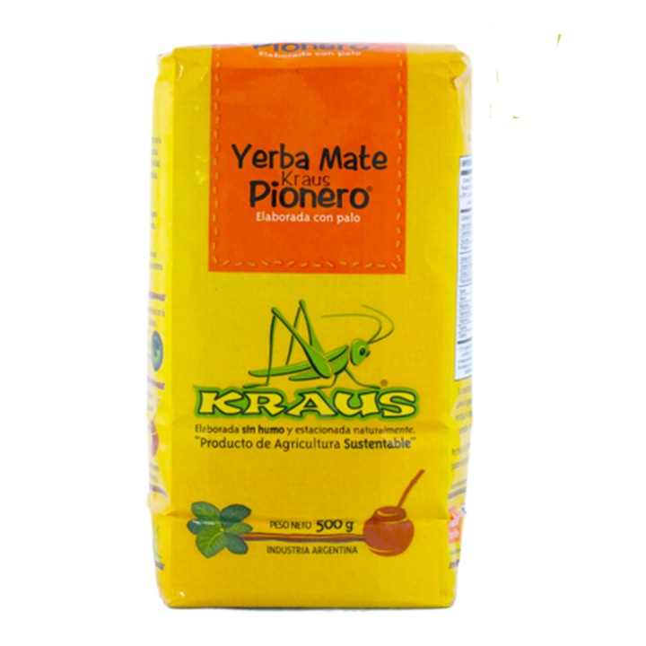 Yerba Mata Tea, Kraus, Pionero, Gyógynövényes, 0.5 kg
