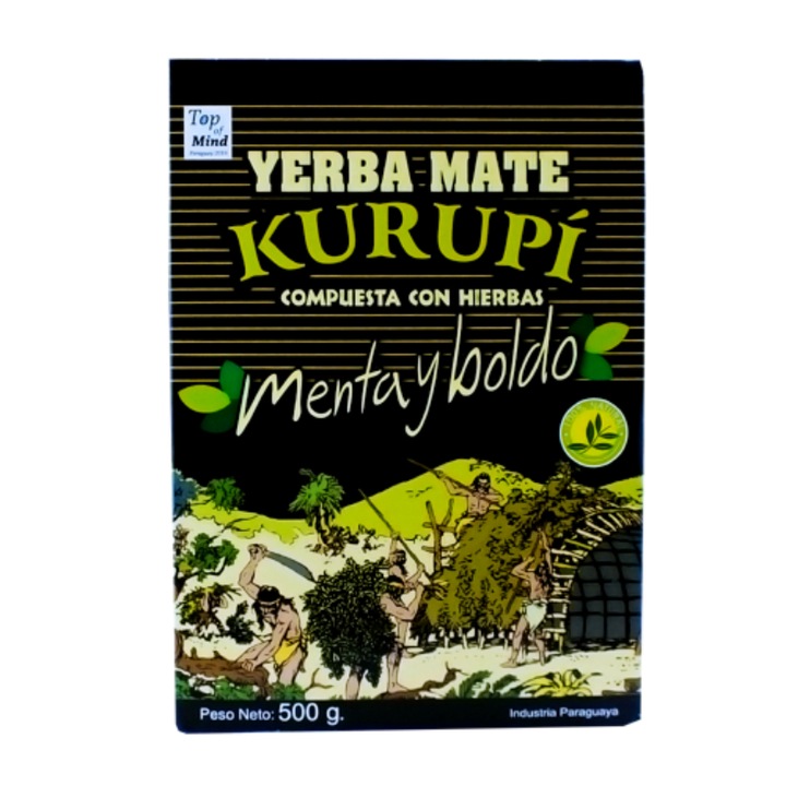 Kurupi Tea, Compuesta Especial Menta Boldo, Menta, 0.5 kg