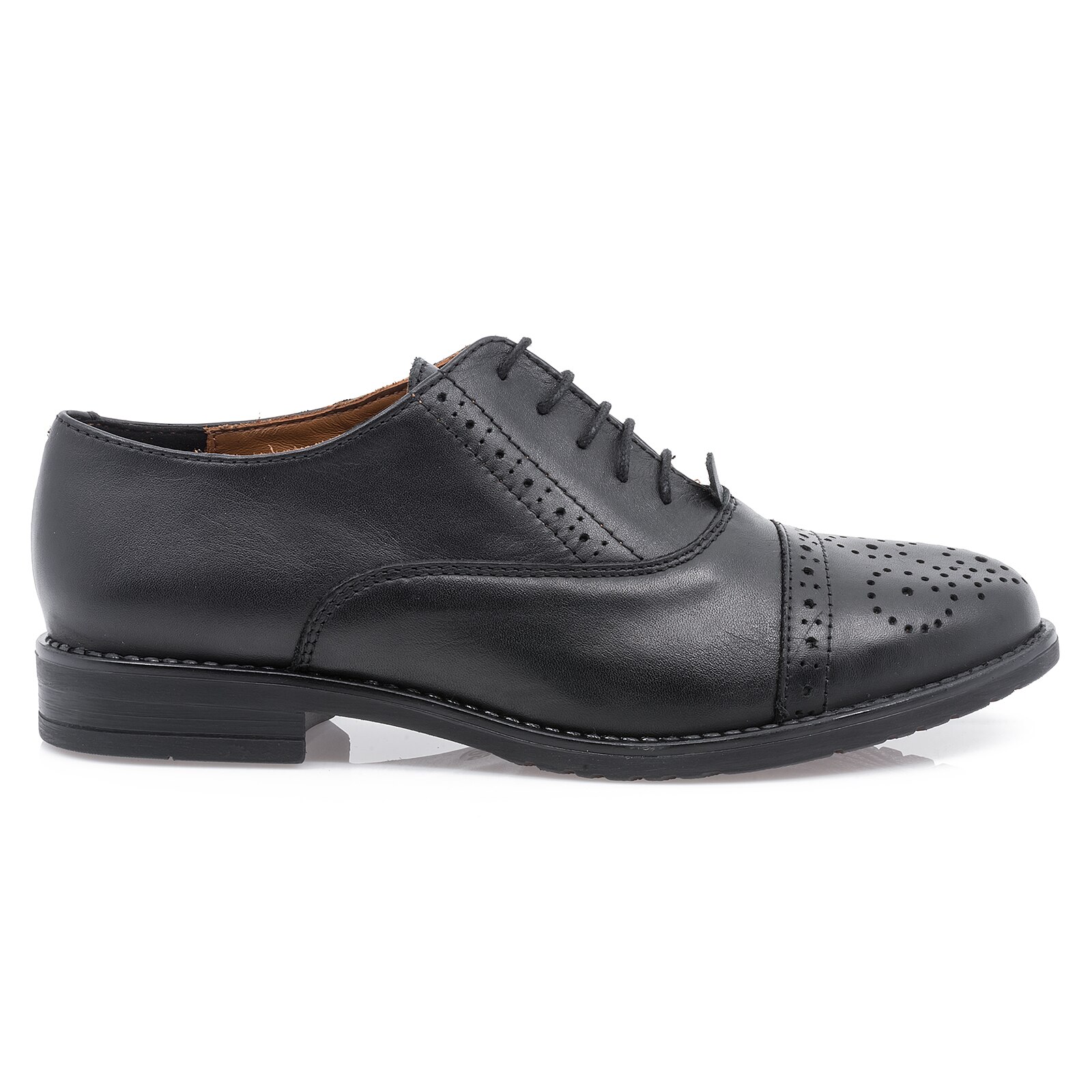 Pantofi dama, Caspian, Cas-Mania, casual, piele naturala, Negru