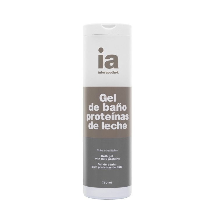 Gel de dus cu proteine din lapte 750 ml Interapothek