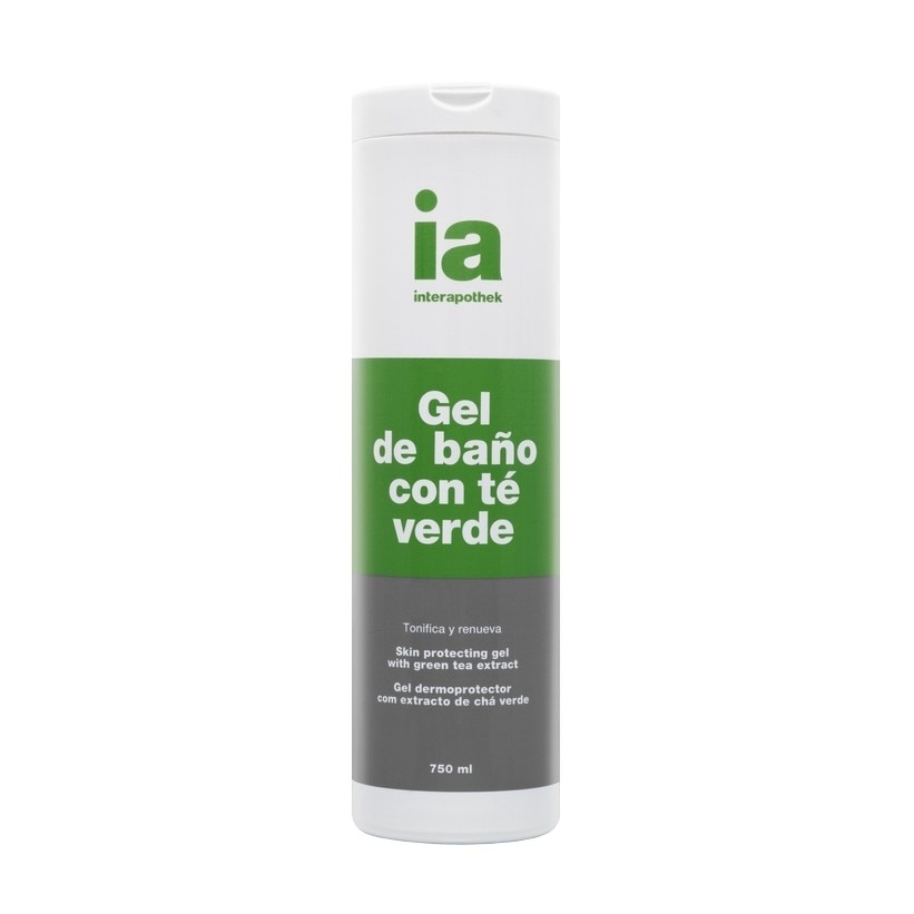 Gel de dus cu extract de ceai verde 750 ml Interapothek