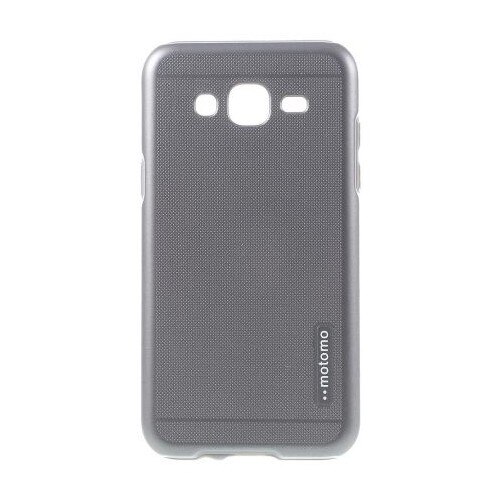 Husa Samsung Galaxy S7 G930, plastic cu silicon, double protection, Motomo, gri