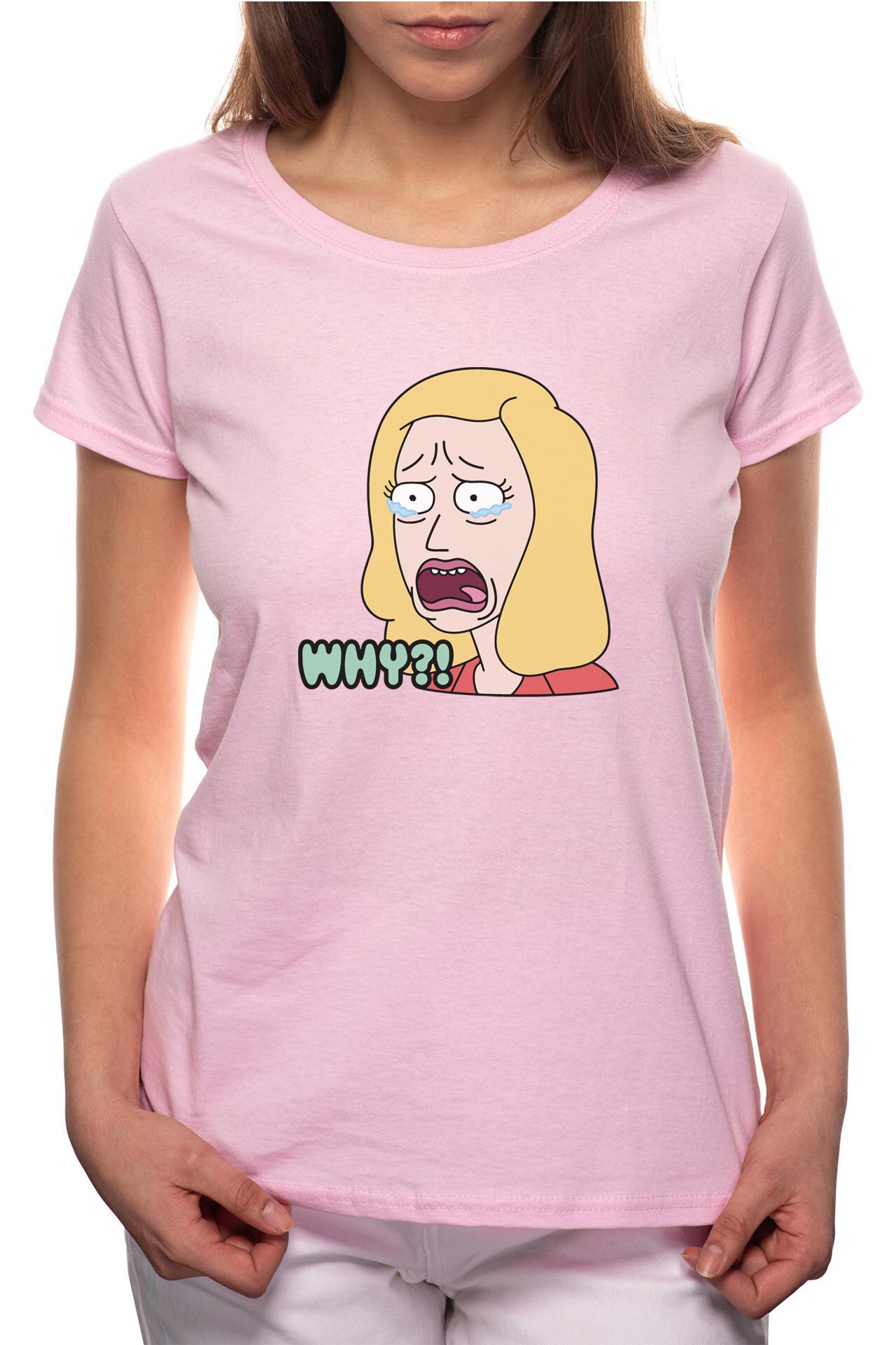 Tricou dama, Rick And Morty, 100% Bumbac, BR182, Roz