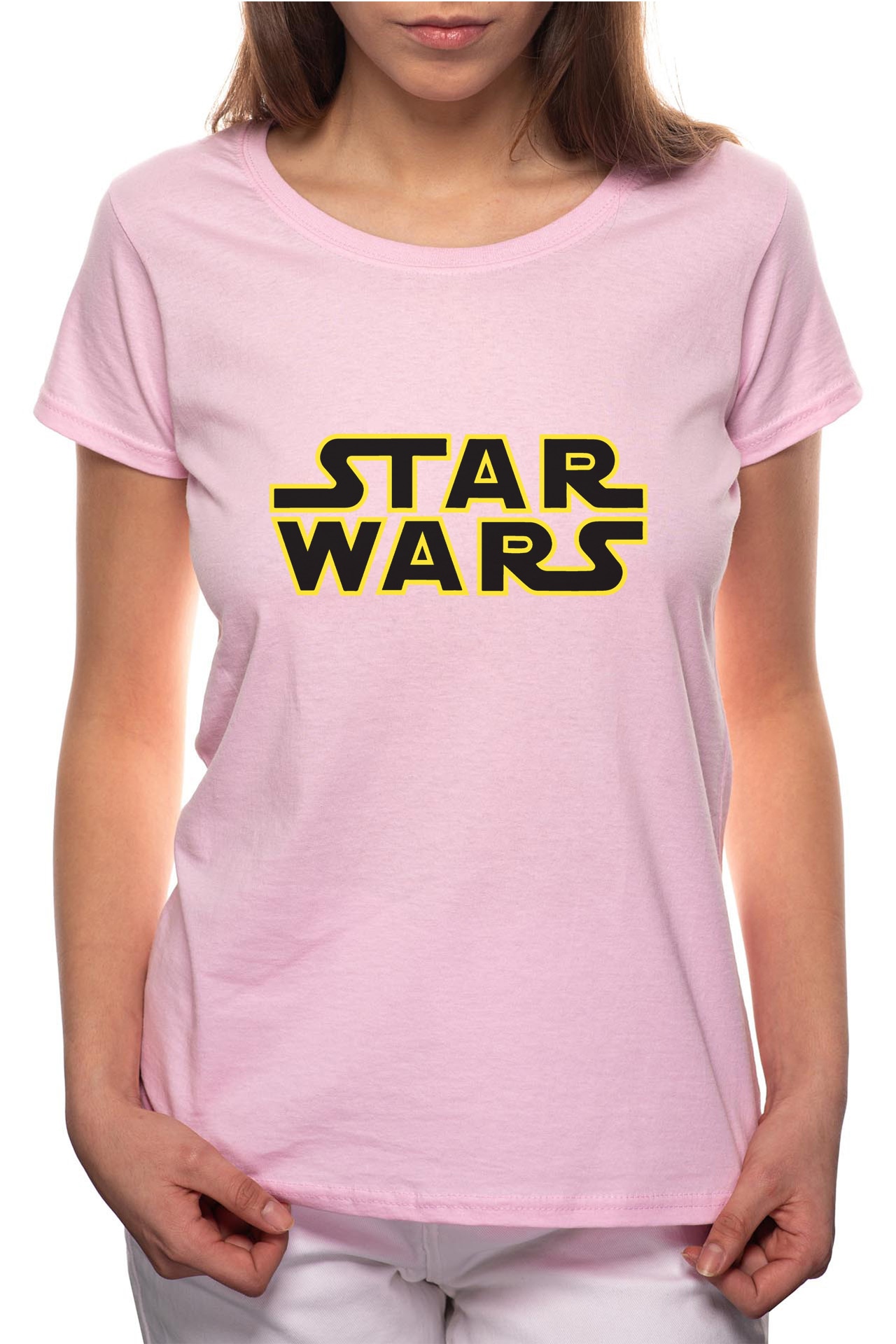 Tricou dama, Star Wars, 100% Bumbac, P183, Roz