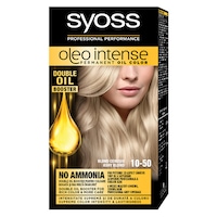 Vopsea de par permanenta fara amoniac Syoss Color Oleo Intense 10-50 Blond Cenusiu, 115 ml