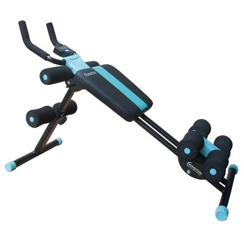 Aparat fitness KONDITION AB Dual trainer cu computer, greutate maxima utilizator 100 kg, Turcoaz Aparat fitness KONDITION AB Dual trainer cu computer, greutate maxima utilizator 100 kg, Turcoaz