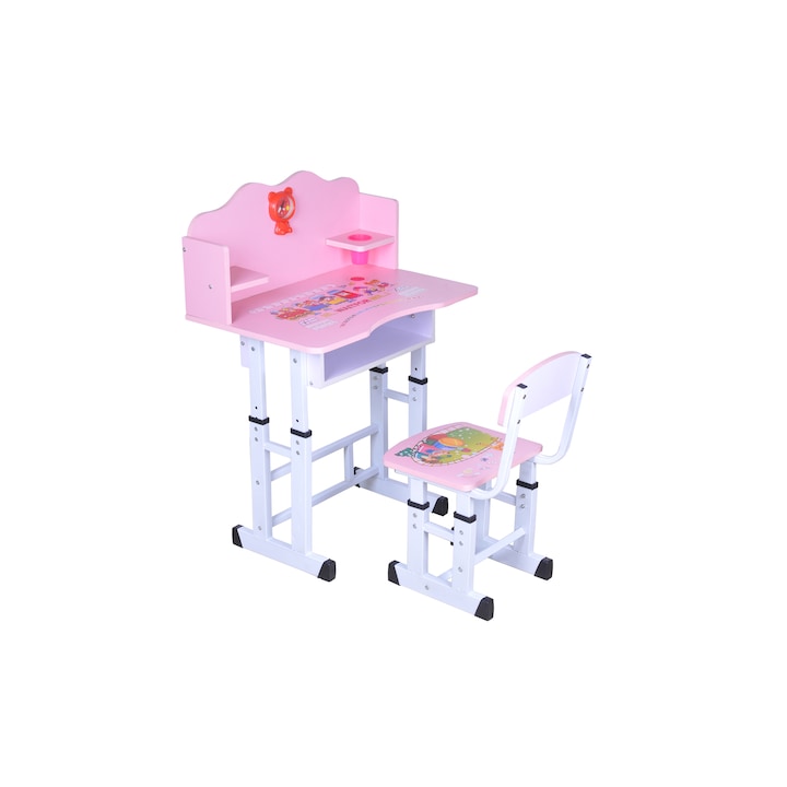 детски стол за бюро розов