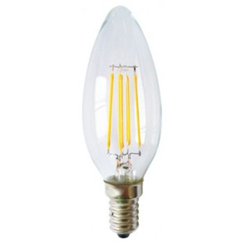 Bec LED cu filament CVMORE, E14, 4W, 320 lm, A+, lumina calda Bec LED cu filament CVMORE, E14, 4W, 320 lm, A+, lumina calda