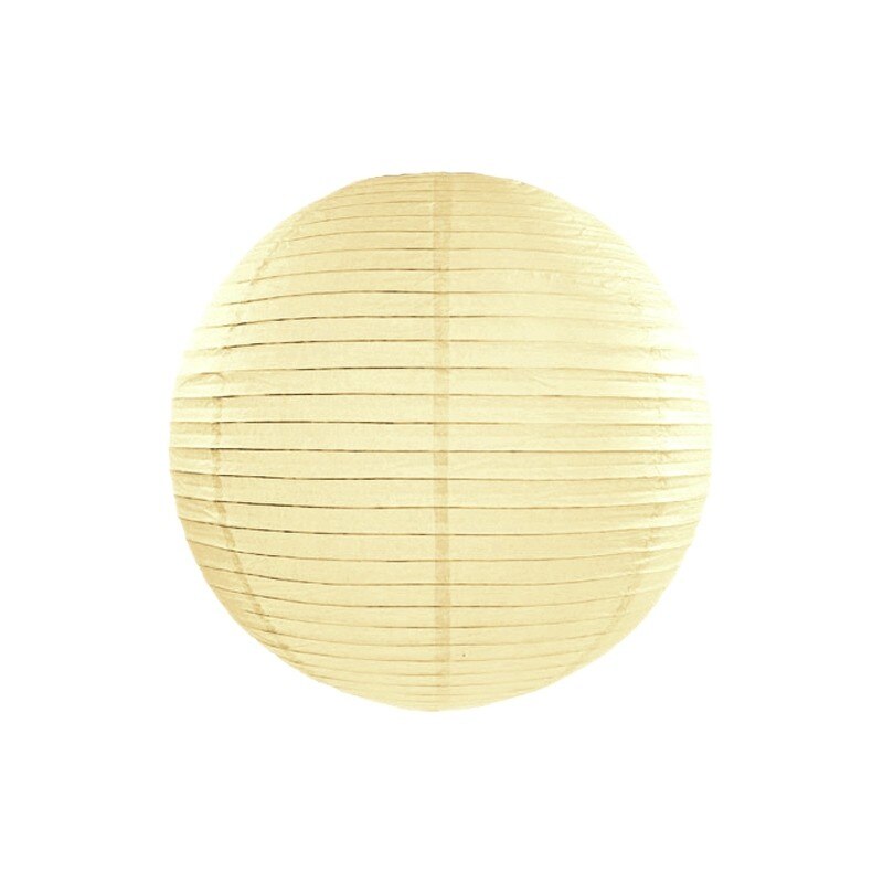 Lampion suspendat, Crem, 35cm