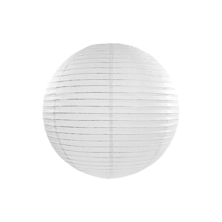 Deco függesztett lampion, 35 cm, fehér