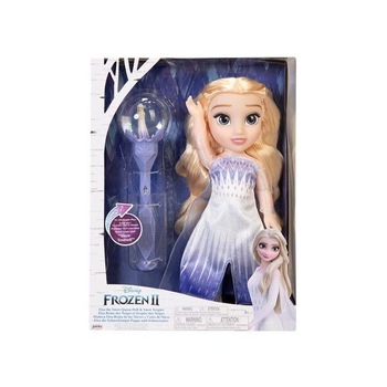 Papusa Elsa cu bagheta muzicala, colectia Frozen II Papusa Elsa cu bagheta muzicala, colectia Frozen II