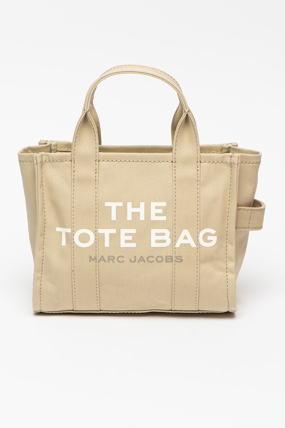 Marc Jacobs, Geanta crossbody The Tote, Alb, Bej, 21x26x13 - eMAG.ro