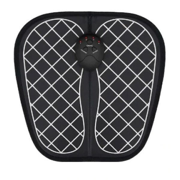 Aparat Electrostimulator EMS Tiessa®, masaj talpi, stimularea circulatiei, negru