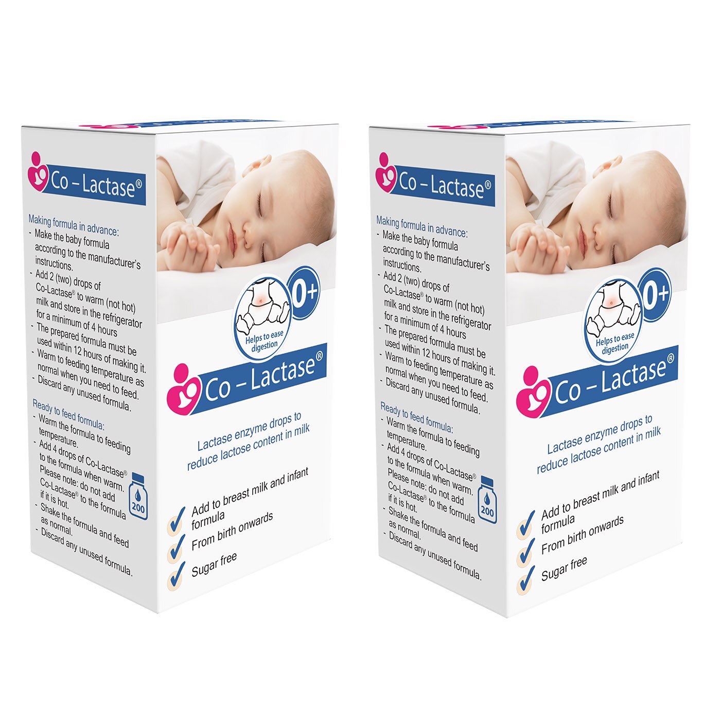 Pachet Picaturi pentru sugari Co-Lactase, 10+10 ml (30% reducere)