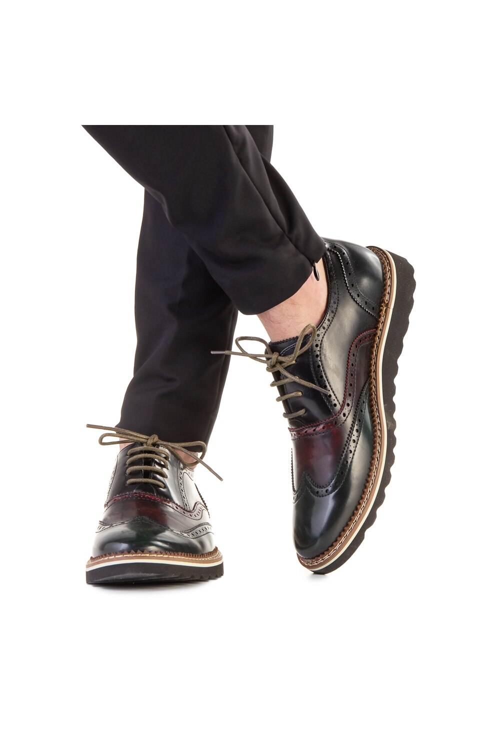 Pantofi barbati Silviu Khaki, Khaki