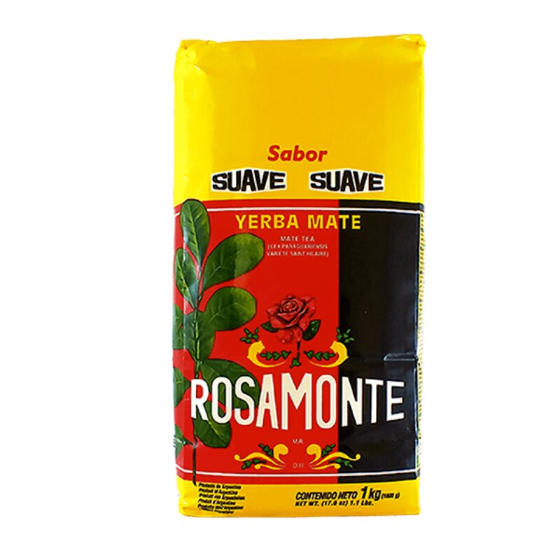 Yerba Mate Suave 1 Kg ROSAMONTE – El Maíz - Mexican Products GmbH