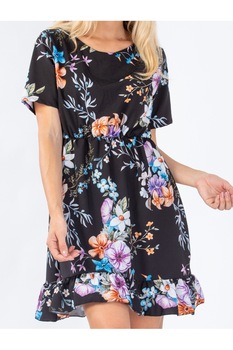 Rochie Dama Pacey Negru, marime universala Rochie Dama Pacey Negru, marime universala