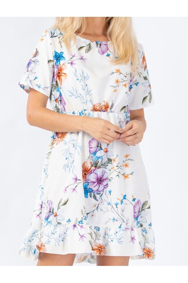 Rochie Dama Pacey Alb, marime universala