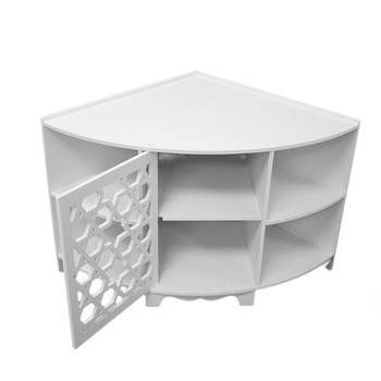 Dulap de colt cu 6 rafturi si usa, Naimeed D3451, culoare Alb, 50 x 60 cm Dulap de colt cu 6 rafturi si usa, Naimeed D3451, culoare Alb, 50 x 60 cm