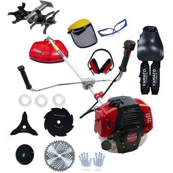 Motocoasa Yamato YM-X8000, 7.2CP, 10.000 RPM, 13 Accesorii Incluse, inclusiv dispozitiv tip cultivator Motocoasa Yamato YM-X8000, 7.2CP, 10.000 RPM, 13 Accesorii Incluse, inclusiv dispozitiv tip cultivator