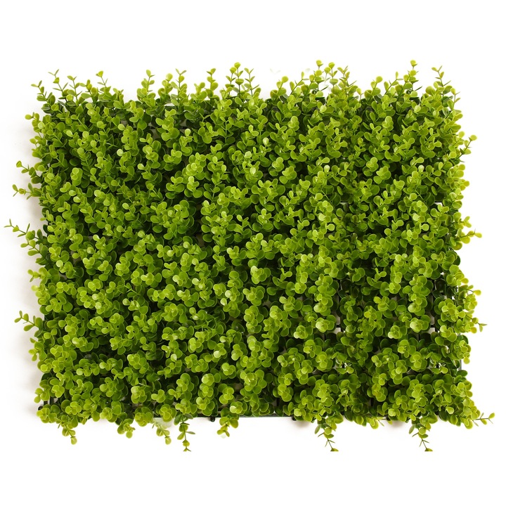 Perete verde artificial, Gradini verticale din plante artificiale Panou Eleph Bush 60x40 cm