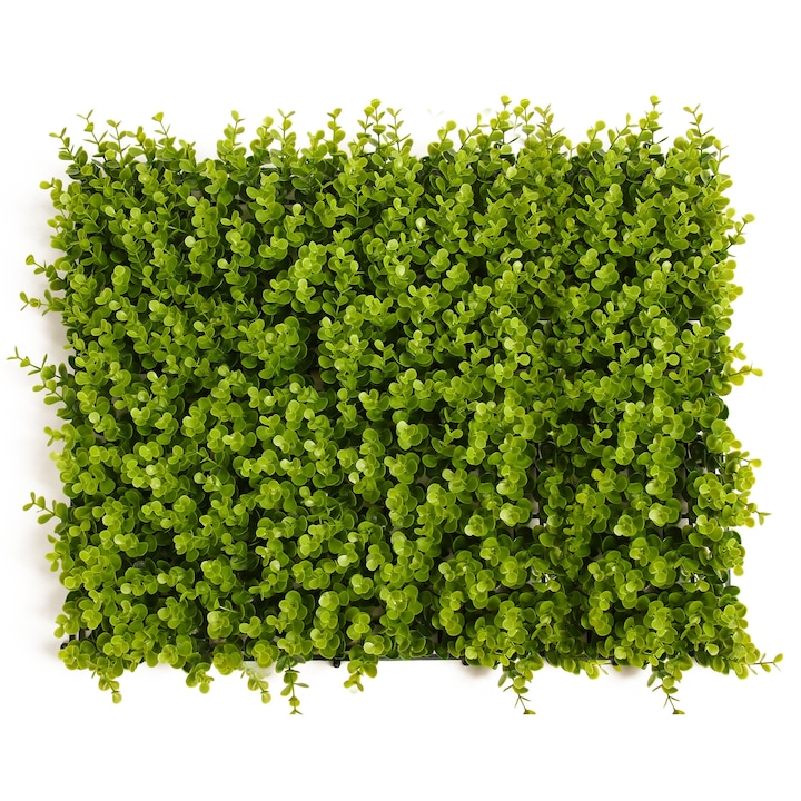 Изкуствена зелена стена, Вертикални градини от изкуствени растения Пано Eleph Bush 60x40 см