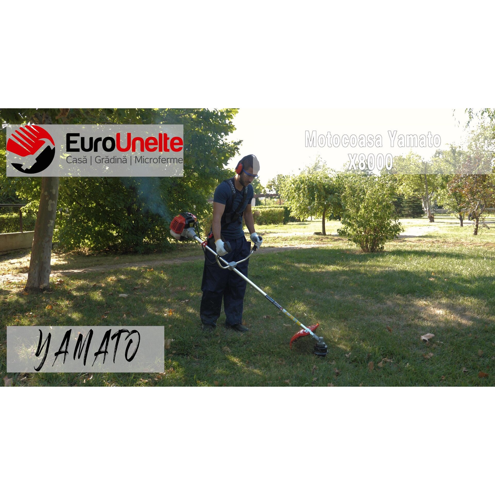 Motocoasa Yamato YM-X8000, 7.2CP, 10.000 RPM, 14 Accesorii Incluse