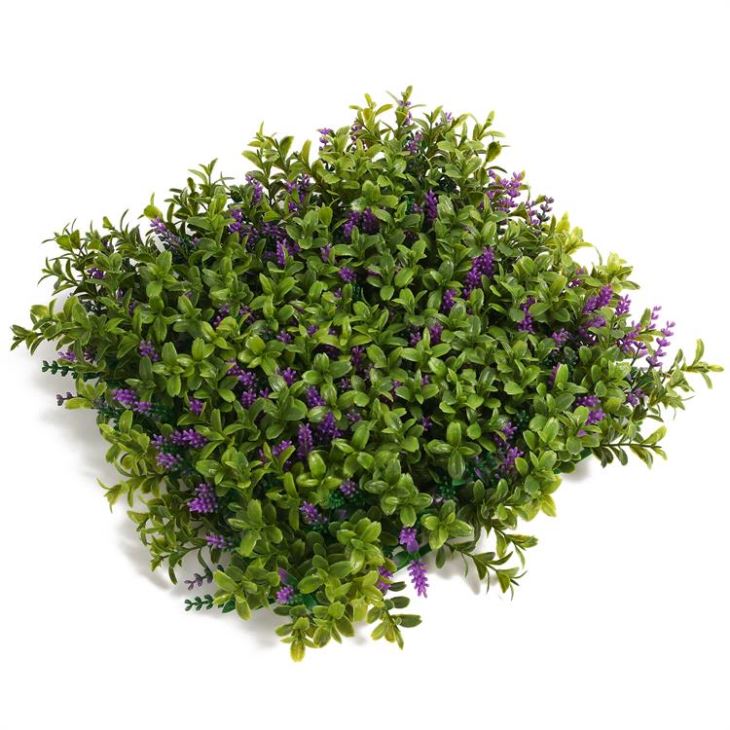 Perete verde artificial, Gradini verticale din plante artificiale Panou Lavanda 50x50 cm