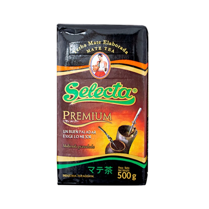 Selecta Tea, Elaborada Con Palo Premium, Yerba Mate, Gyógynövényes, 0.5 kg