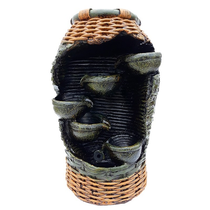 Електрическа ваза за фонтан, фън-шуй интериорна декорация, 20x33см