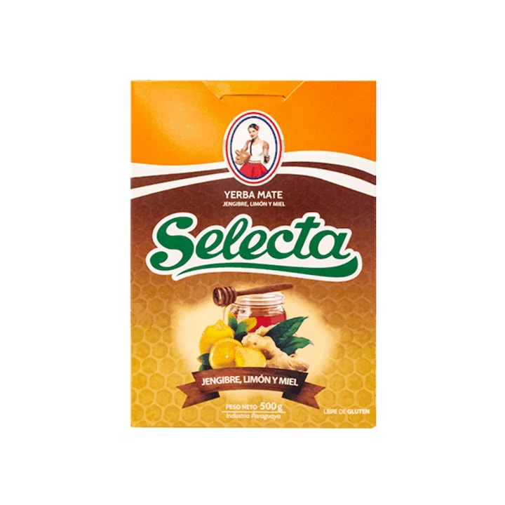 Selecta Tea, Limon Y Miel, Yerba Mate, Méz/Citrom, 0.5 kg
