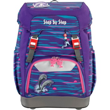 Ghiozdan Step by Step Grade Shiny Dolphins, 22l, Violet Ghiozdan Step by Step Grade Shiny Dolphins, 22l, Violet