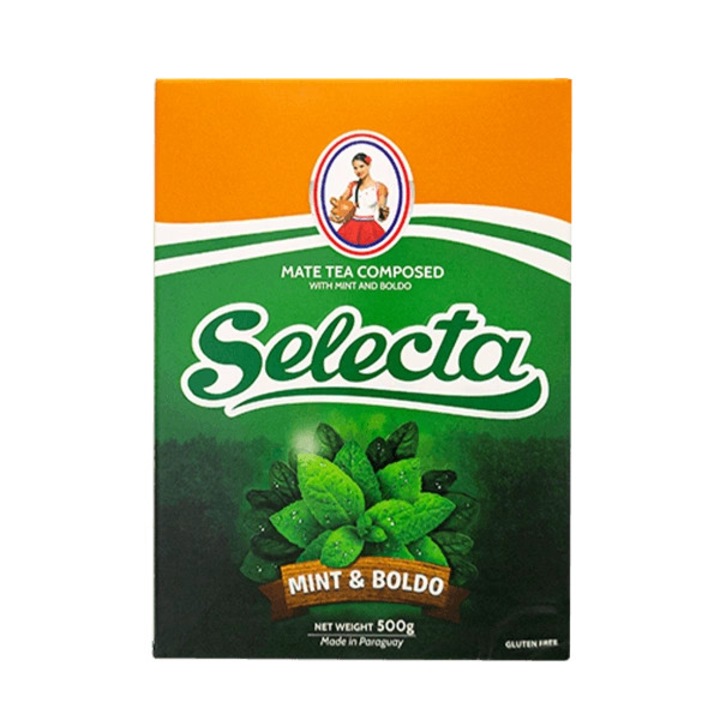 Ceai Yerba Mate, Selecta Menta Boldo Refresca el Doble, Menta, 0.5kg