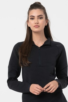 Under Armour, Bluza cu fenta cu fermoar, pentru golf Daytona, Negru Under Armour, Bluza cu fenta cu fermoar, pentru golf Daytona, Negru