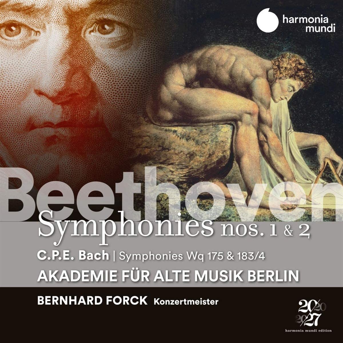 Akademie fur Alte Musik BerlinBernhard Forck - Beethoven: Symphonies Nos. 1 & 2 / C. P. E. Bach: Symphonies Wq 175 & 183/4 - CD