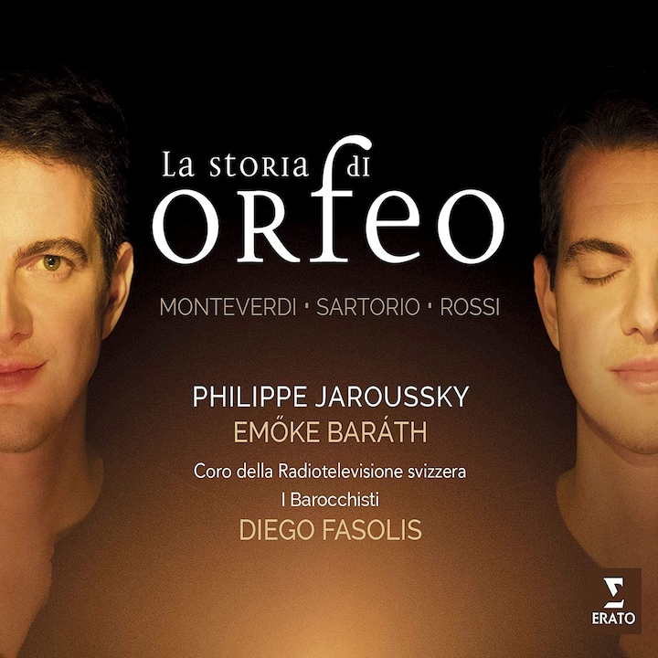Philippe Jaroussky & Emoke Barath & I Barocchisti & Coro Della Radiotelevisione Svizzera & Diego Fasolis: Monteverdi, Rossi, Sartorio: La Storia Di Orfeo [CD]