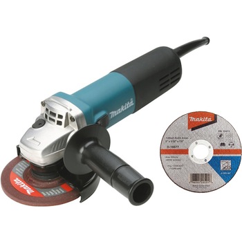 Polizor unghiular (flex) Makita 9558HNRG, 840 W, 11000 RPM, 125 mm diametru disc+ disc de taiere metal Polizor unghiular (flex) Makita 9558HNRG, 840 W, 11000 RPM, 125 mm diametru disc+ disc de taiere metal