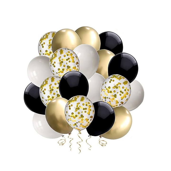 OEM 51 darabos lufik és kiegészítők készlet, bulikra, születésnapokra