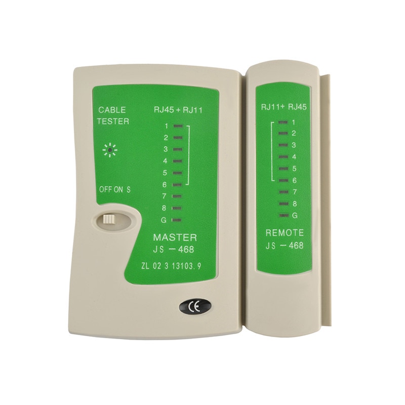 Tester de cablu retea, Zola®,RJ45 and RJ12,baterie de 9V