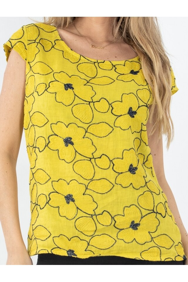 Bluza Dama Phillida Mustar, M