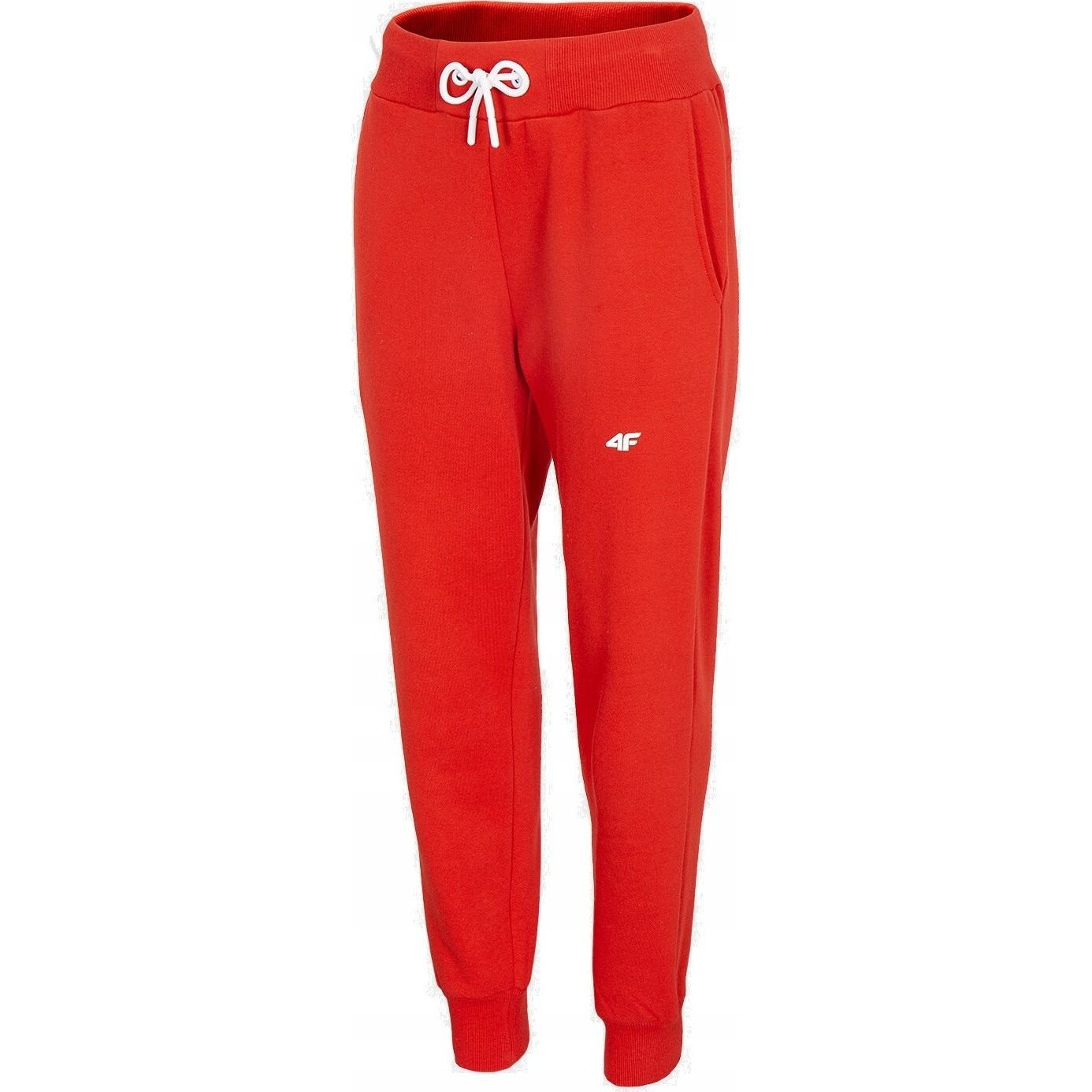Pantaloni sport pentru femei, 4F, rosu, XL