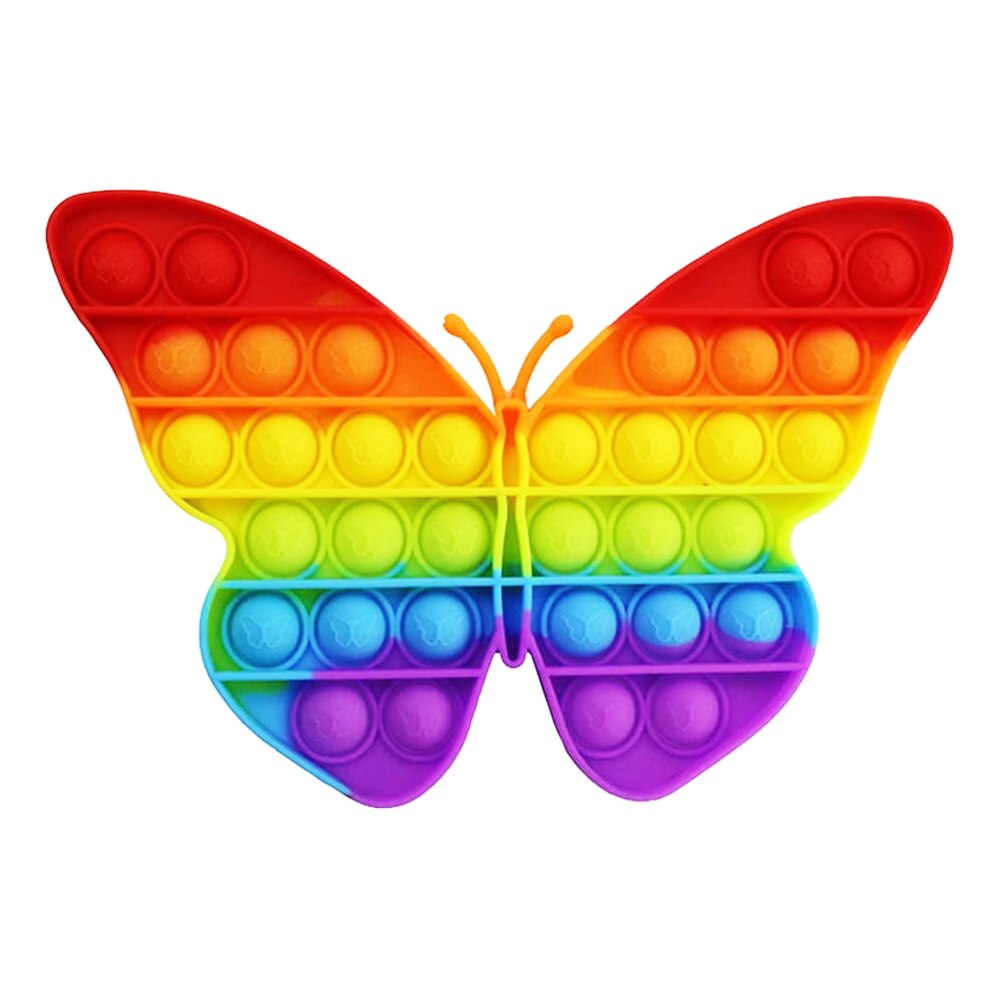 Jucarie Pop It Zenuk® - Fluture, Sensory Fidget Toy, Antistres, Multicolor