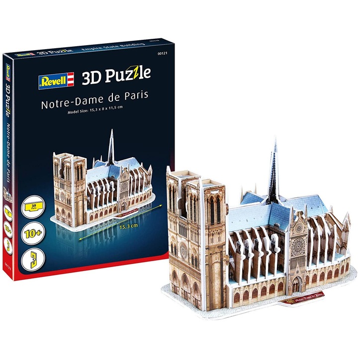 Пъзел Revell Катедралата Нотр Дам Париж, 3D