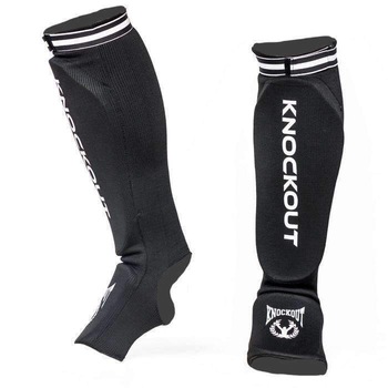 Tibiere Ciorap Knockout Negru/Alb Copii - XXS Tibiere Ciorap Knockout Negru/Alb Copii - XXS