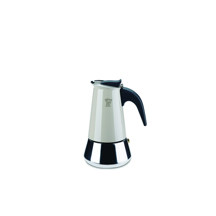Espressor moka 4P SteelExpress Pezzetti Gri, inox, 4 cesti