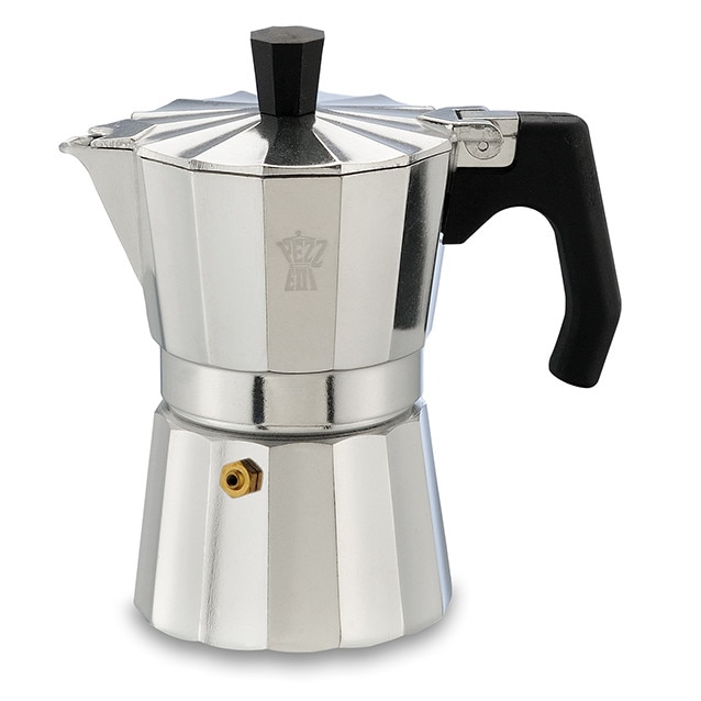 Espressor moka 3P LuxExpress Pezzetti, aluminiu, 3 cesti