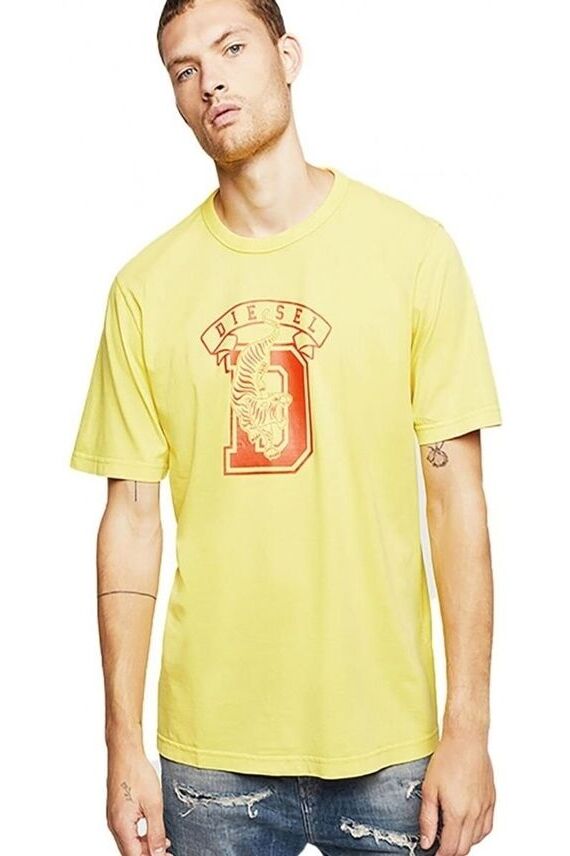 Tricou Barbati Diesel 00Syjb 00SYJB, Galben