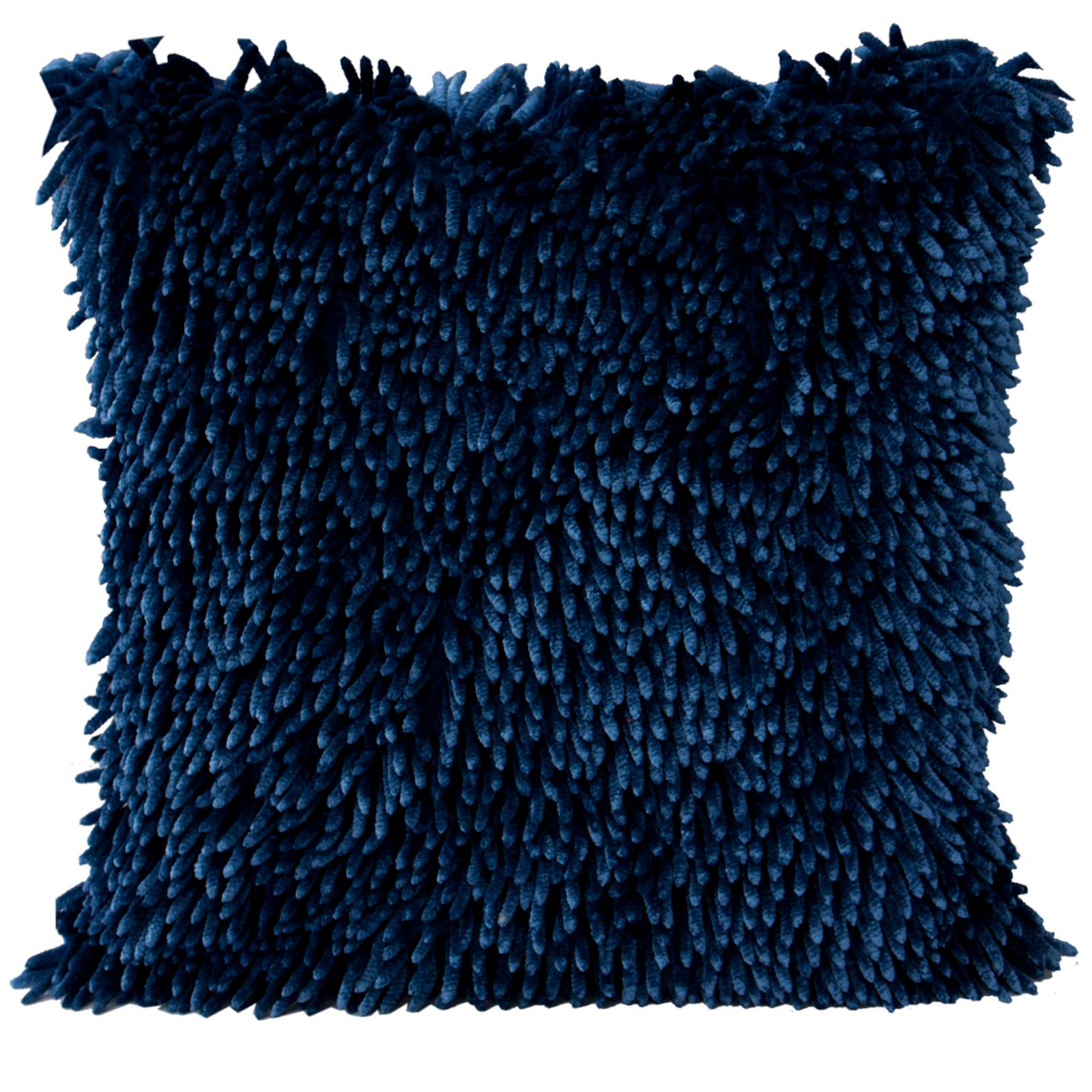 Fata de perna decorativa Eurofirany SHAGGY 40x40 Albastru inchis 1